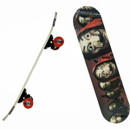 Money Heist Handheld Skateboard With high Speed 4 Tires for Kids Motorized Skateboard-picture-27