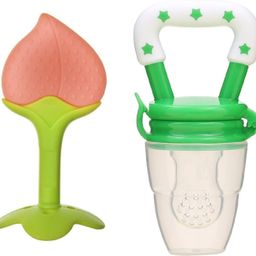 ogzglam FRUIT FEEDER AND FRUIT SHAPE TEETHER Teether and Feeder-picture-11