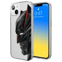 Macmerise Batman Geometric Liquid Silicone Back Cover for Apple iPhone 14 (Supports Wireless Charging, Multi Color)-image-39