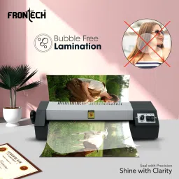 Frontech LAM-0001 A3 Heavy Duty Laminator | Forward & Reverse Switch | Hot & Cold 12.59 inch Lamination Machine image 5