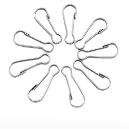 30 mm Metal Snap Lanyard Clips Hooks Carabiner Camping Clasp Perfect for Purse Locking Carabiner-image-25