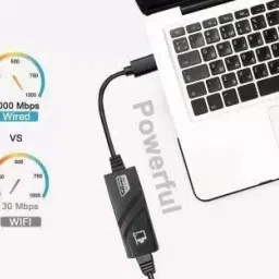 ULTRABYTES USB C to Ethernet Adapter, USB 3.0 Type C to RJ45 Cat5 Ethernet Adapter Lan Adapter image 3