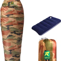 Camplite 0 C to 10 C Camouflage Mummy Shape Sleeping Bag-image-86