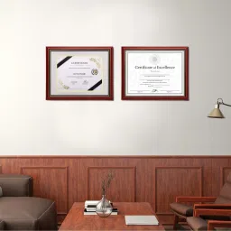 Frame for Certificates | Document Photo Frame | 2 Set (Two Set) A4 Size Frame 8.12 inch wodden-picture-13