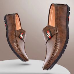 Latest Collection of Trendy||Stylish Casual Loafers Synthetic Leather For Man Loafers For Men-image-43