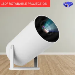 SACRO Mini HD Projector for Home 4KSupport With Built-in App Netflix/Prime/YouTubeF348 (4500 lm / 1 Speaker / Wireless / Remote Controller) Portable Projector-image-92