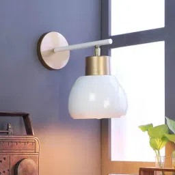 shoppeefry Lucea White Metal Wall Sconces-picture-11