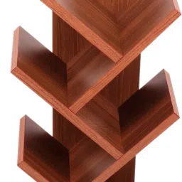 Studio Desk Organizer Wood Book Shelf Bookcase Space Saving Holder CW Engineered Wood Open Book Shelf-27