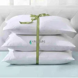 LUXURY Polyester Fibre Solid Sleeping Pillow Pack of 3-image-97