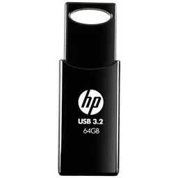 HP 712W 64GB USB 3.2 Flash Drive (Built-in Keyring Loop, 7Z375AA, Black)-21