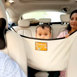 Car nap joy Portable Car Cradle Hammock for 0 to 3 year baby Car Travel Jula-image-4