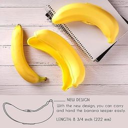 StonSell Pack of 2 Banana Storage Box for Kids Banana case for Storage Banana Holder Banana Casein Banana Cover Banana Box Keeper Guard Protector Case - Pack of 2 (Available Color Will be Sent) image 4