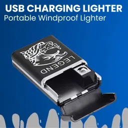Usb (Cigarette Lighter) Electronic Usb Windproof Rechargeable Lighter ZM61 Usb (Cigarette Lighter) Electronic Usb Windproof Rechargeable Lighter ZM61 Pocket Lighter-image-43