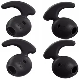YTM 8Pcs (4 Pair) Earbuds cover Anti-Slip Silicone Replacement Ear Tips Level U EO-BG920 Bluetooth Earphone (Black) In The Ear Headphone CushionÂ Â (Pack of 8, Black) In The Ear Headphone Cushion-image-6