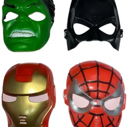 All New Spiderman, Hulk, Batman and Iron Man Combo Party Mask-picture-13