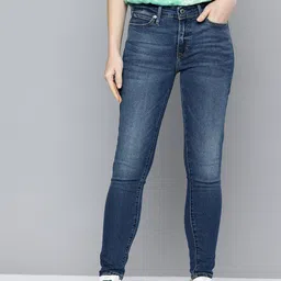 levi's Women Skinny Mid Rise Blue Jeans-picture-1