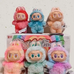 Labubu Cartoon Toy Keychain – Cute Mini Bag Charm for Kids & Adults Key Chain - 17 cm-22