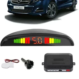 PKNA1048 White Car Reverse Parking Sensor with LED Display 4 Sensor PKNA1048 Parking Sensor-13