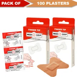 Finger Tip First Aid Plaster (Pack of 100) Adhesive Band Aid-29