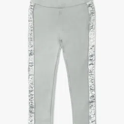 YK Girls Side Sequence Jeggings-image-88