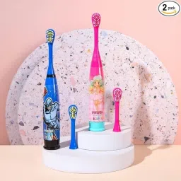 Electric Toothbrushes for Girls/Boys (2 pcs) Electric Toothbrush Extra Soft Extra Soft Toothbrush-picture-21