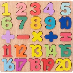 Wooden Puzzles Alphabet, Number, Shape Puzzles for Kids-image-19