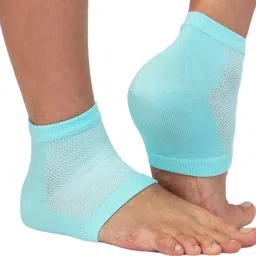 Heel Pain Relief Silicon Gel Heel Socks Pad Heel Support-image-86