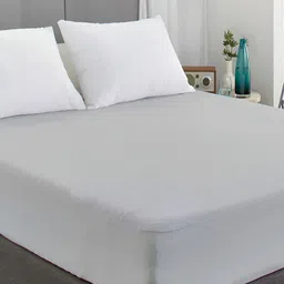 tundwal's Grey Terry Breathable Mattress Protector-image-98