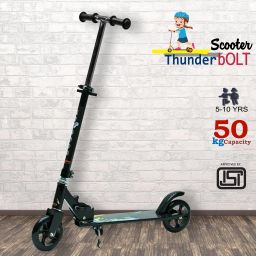 Steel Frame Large Foldable & Height Adjustable Handle Scooter Skating Scooter-29