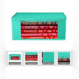 Kuber Industries Green 12 Pieces Cloth Organisers-image-64