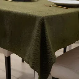 HOKIPO Green 6-Seater Rectangular Table Cover-image-62