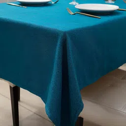 HOKIPO Teal 4 Seater Rectangle Table Cover-image-65