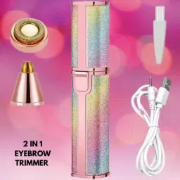 OWN EARTH Eyebrow Trimmer Pain less Hair Remover_x36 Trimmer 70 min Runtime 0 Length Settings-image-44