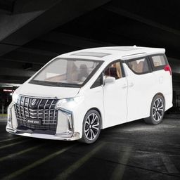 gknex Alphard 1/32 Die-Cast Metal Pull-Back Toy Car with Sound, Light & Open Doors-picture-12