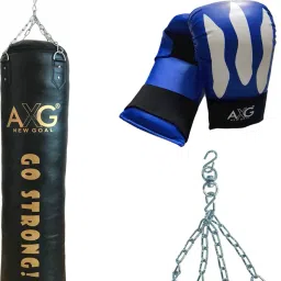 Long lasting Combo With 4ft Unfilled Punching Bag, Gloves & Steel Chain Boxing Kit-image-57