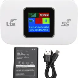 Muvit 4G Wireless Dongle with 5G All SIM Network Support with LCD Display Data Card image 4
