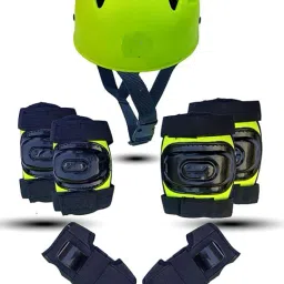 Multi sports skating Kit green cycling protective Set 7 in 1 medium skating kit Cycling Kit-image-9