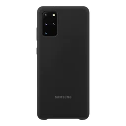 SAMSUNG Silicone Back Cover for Galaxy S20 Plus (Camera Protection, Black)-image-38