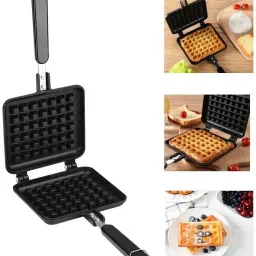 marwall Non Stick Heavy Quality Waffle Maker Machine for Gas Stove Waffle Maker image 3