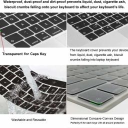 RAYA Keyboard Protector Silicone Cover for 2020 & 2021 Apple MacBook Pro 13inch and Apple MacBook Pro M1 Laptops Apple MacBook Pro Keyboard Skin image 4