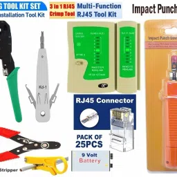 BALRAMA 32pc Kit Networking CCTV Camera Computer Laptop Ethernet LAN Wire Cable Tester Network Interface Card-14