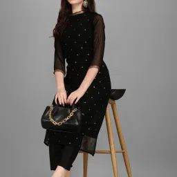 Women Georgette Kurta Pant Set-picture-44
