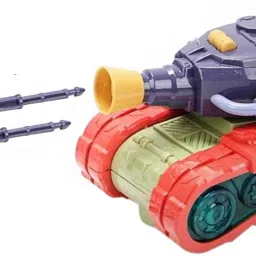 Light Sound Mini Cartoon Army Tank Missile Launcher Universal Motion Car Toy-17