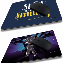 SMULY Printed Designer Anti Skid, Thick Non-Slip Rubber Base Mouse Pad COMBO PACK OF 2Compatible with Computer, Laptops, PC, Home & Office Mousepad HD Quality Mousepad-image-18