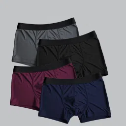 Pack of 4 Solid Men Trunk-image-45