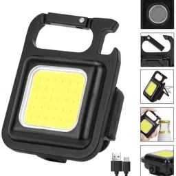 COB Rechargeable Keychain Light Mini Flashlight LED Small Flashlight LED Front Light-13