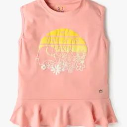 Girls Graphic Print Regular Fit Top-44
