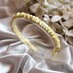 Bellofox Yellow Crinkled Hairband-image-17