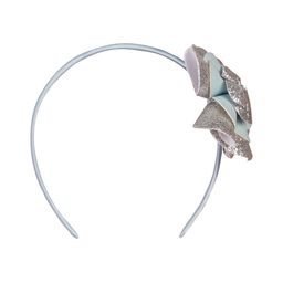 Aye Candy Girls Blue & Silver-Toned Big Flower Hairband-image-10