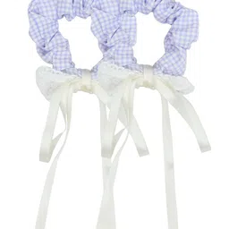 FUNKRAFTS Girls blue & White Set of 2 Hairband-4